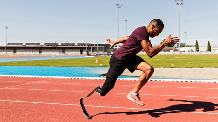 Dimitri Pavadé, spécialiste du sprint et de la longueur.