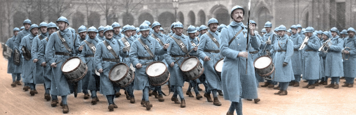 Parade, Allemagne occupée, 1919 - Archives départementales