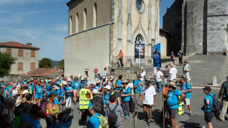 Arrivée de Via Garona à St-Bertrand-de-Comminges