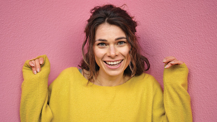 Lisa Perrio, gagnante du Tremplin du rire 