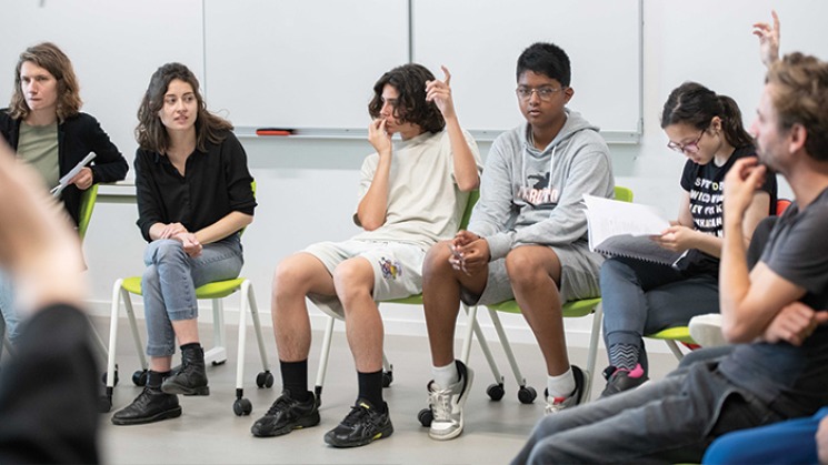 Atelier sur le harcèlement scolaire avec le COLP