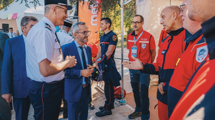 Sébastien Vincini au 129e Congrès des sapeurs-pompiers